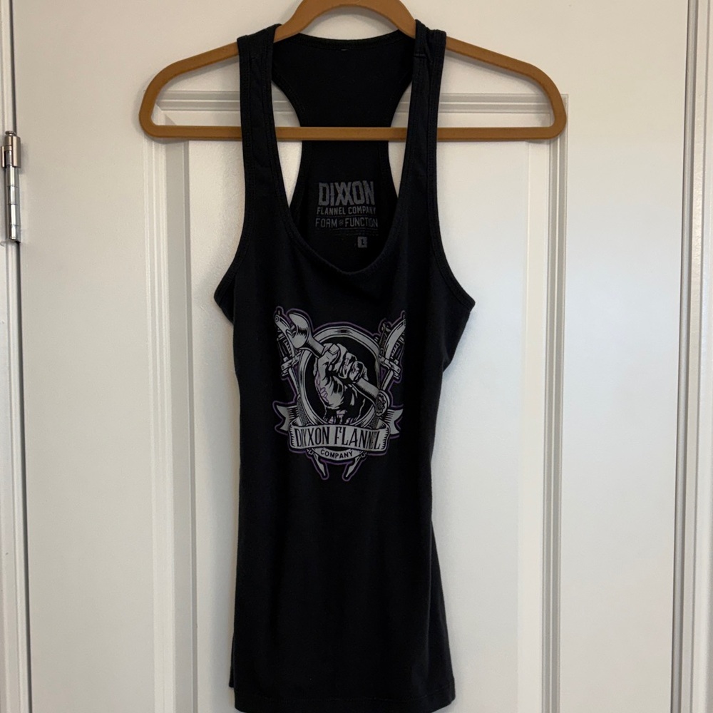 DIXXON Black Graphic Women's Tank Top